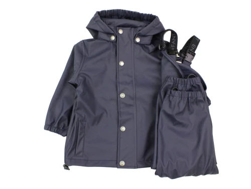 En Fant regntøj bukser og jakke dark navy